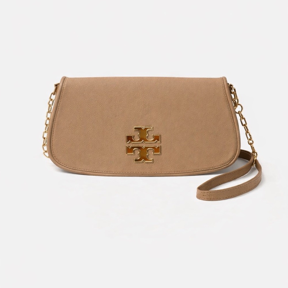 Beige Crossbody with Gold Accents